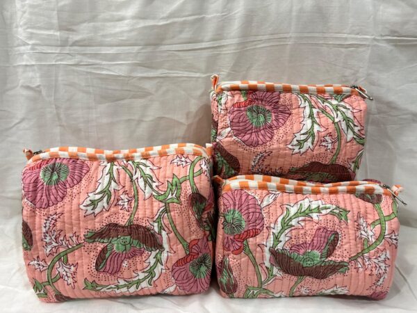 Jaipuri Print Makeup Bag