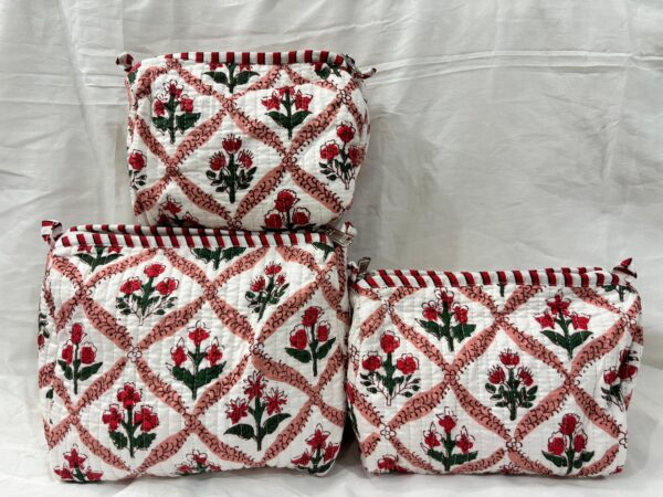 Jaipuri Print Makeup Bag