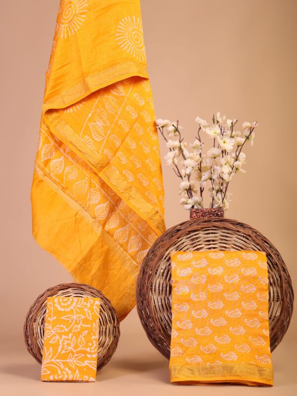 Block Print Maheshwari Suit