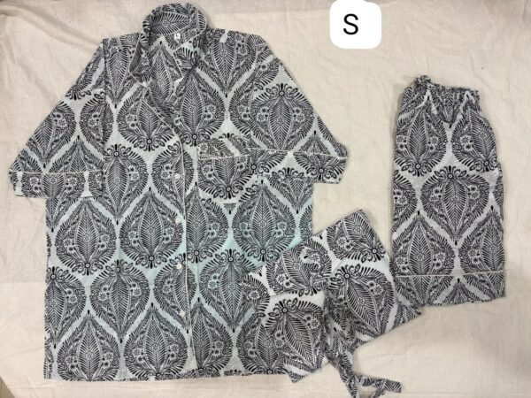 Jaipuri Print Short Night Suit