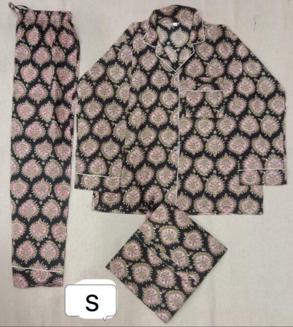 Jaipuri Print Night Suits Long