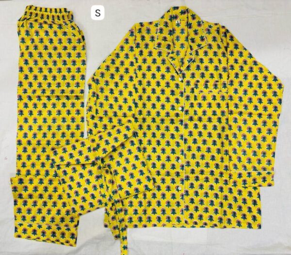Jaipuri Print Night Suits Long