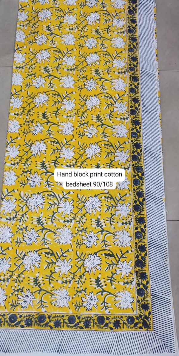 Block Print Bedsheet With 2 Pillow