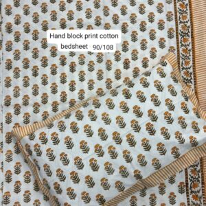 Block Print Bedsheet With 2 Pillow