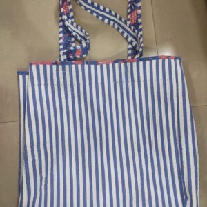 Jaipuri Print Cotton Quilted Tote Bag
