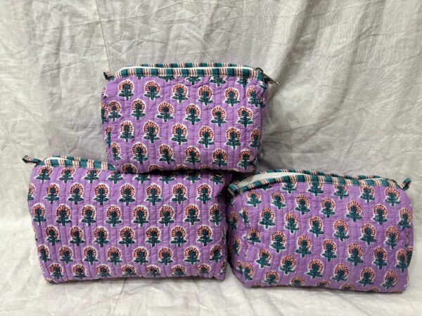 Jaipuri Print Makeup Bag