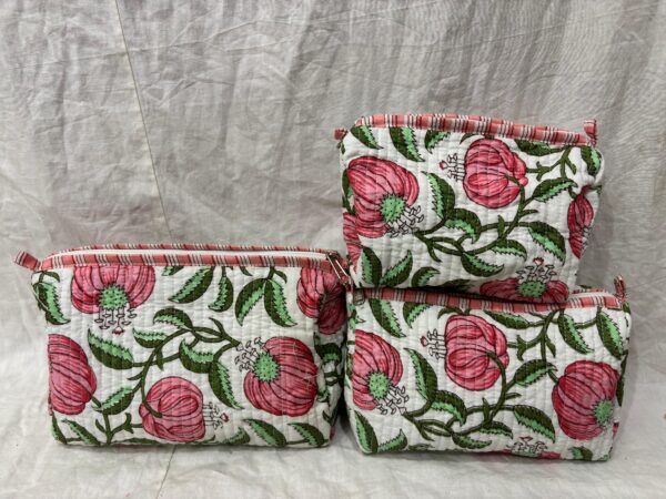 Jaipuri Print Makeup Bag