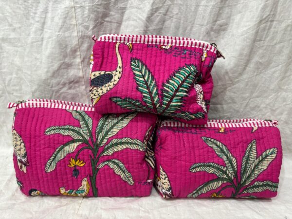 Jaipuri Print Makeup Bag
