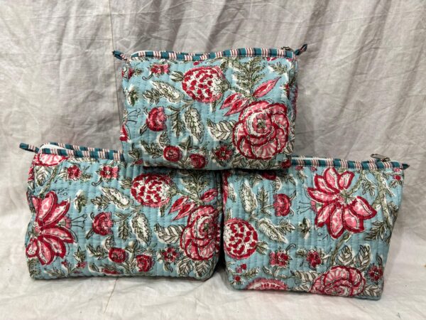 Jaipuri Print Makeup Bag