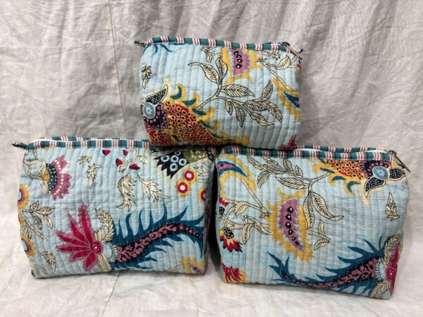 Jaipuri Print Makeup Bag