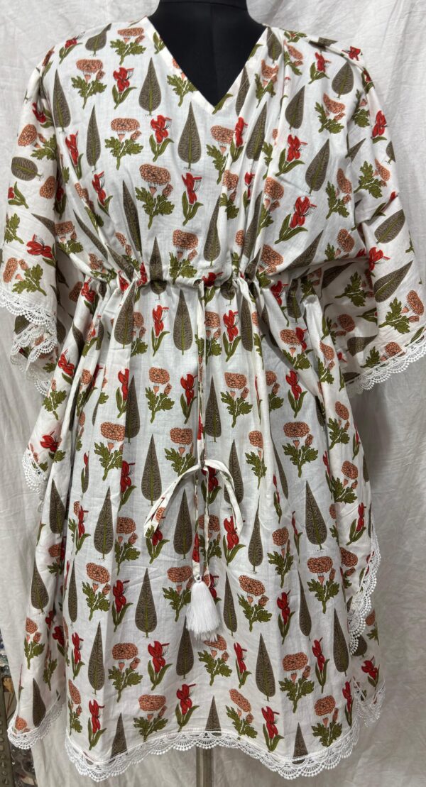 Jaipuri Print Short Kaftan