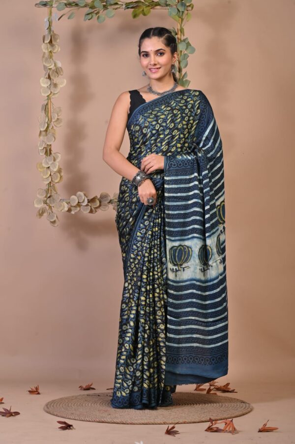 Modal Silk Satin Saree