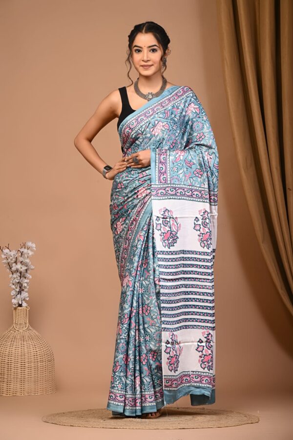 Modal Silk Satin Saree