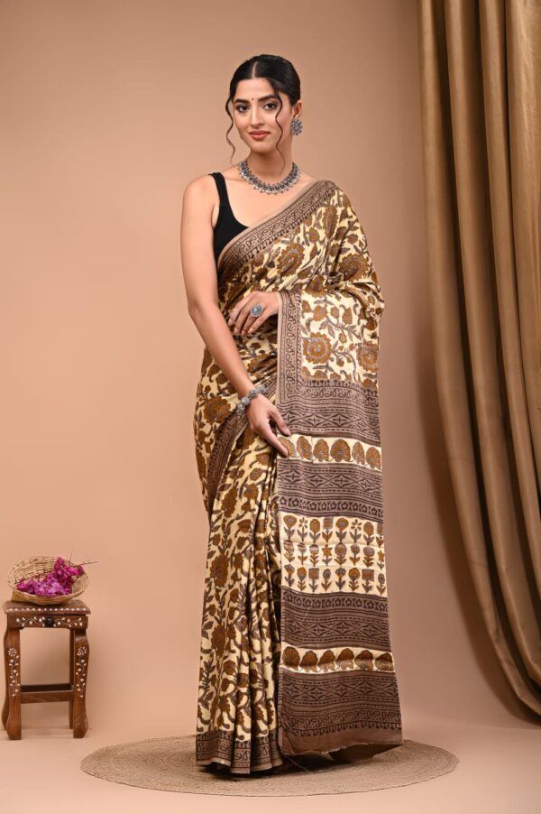 Modal Silk Satin Saree