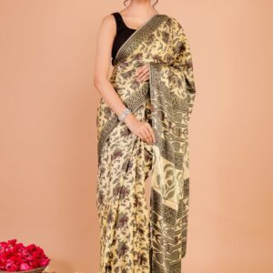 Modal Silk Satin Saree