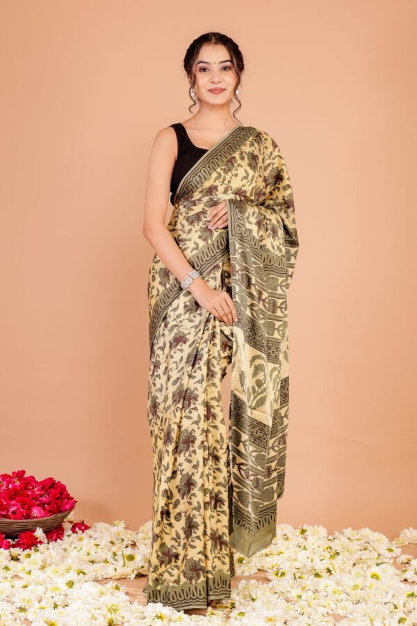 Modal Silk Satin Saree