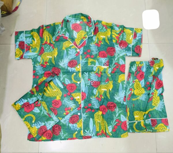 Jaipuri Print Short Night Suit