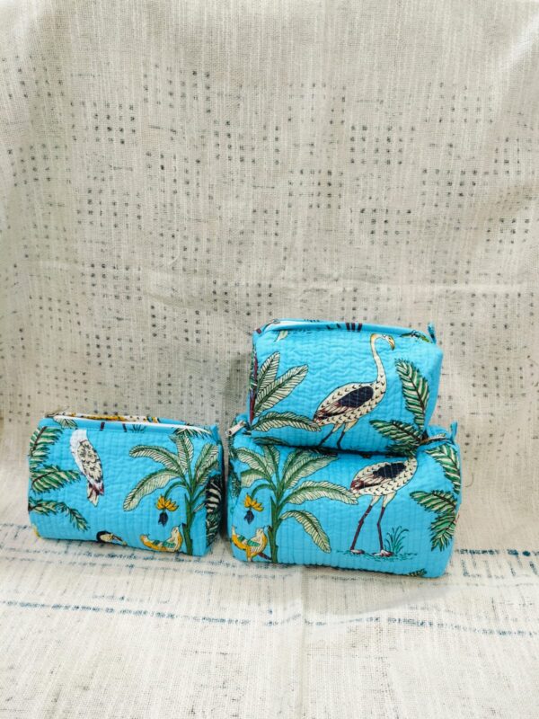 Jaipuri Print Makeup Bag