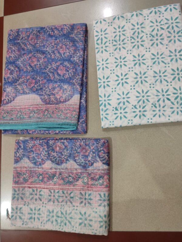 Block Print Kota Doriya Suit