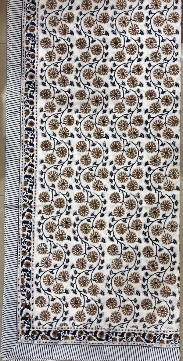 Block Print Bedsheet With 2 Pillow