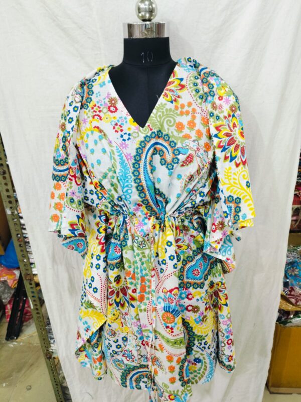 Jaipuri Print Short Kaftan