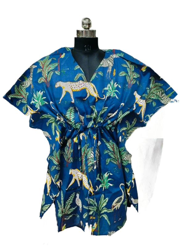 Jaipuri Print Short Kaftan