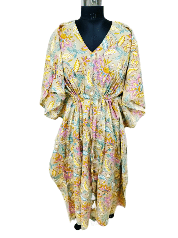 Jaipuri Print Long Kaftan