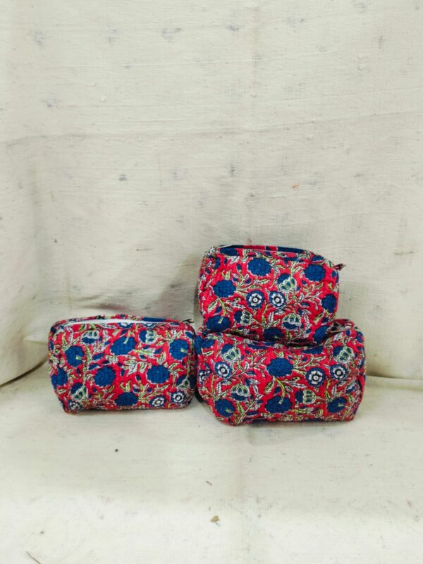 Jaipuri Print Makeup Bag