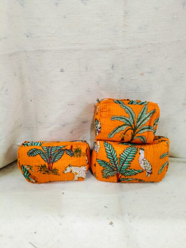 Jaipuri Print Makeup Bag