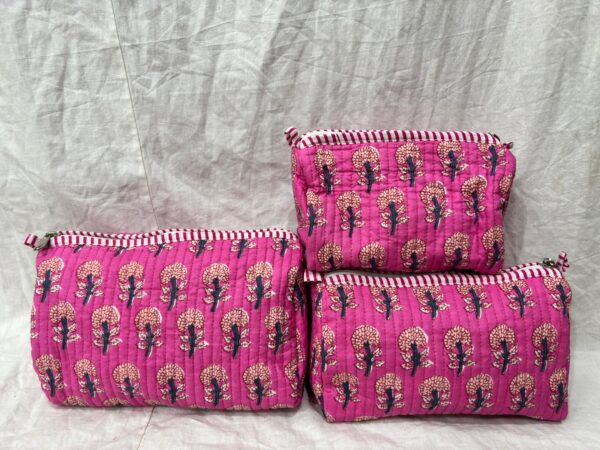 Jaipuri Print Makeup Bag