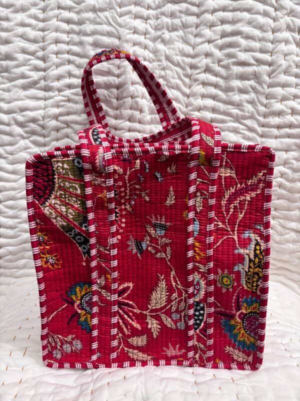 Jaipuri Print Quilted Small Bag & Tiffin Bag