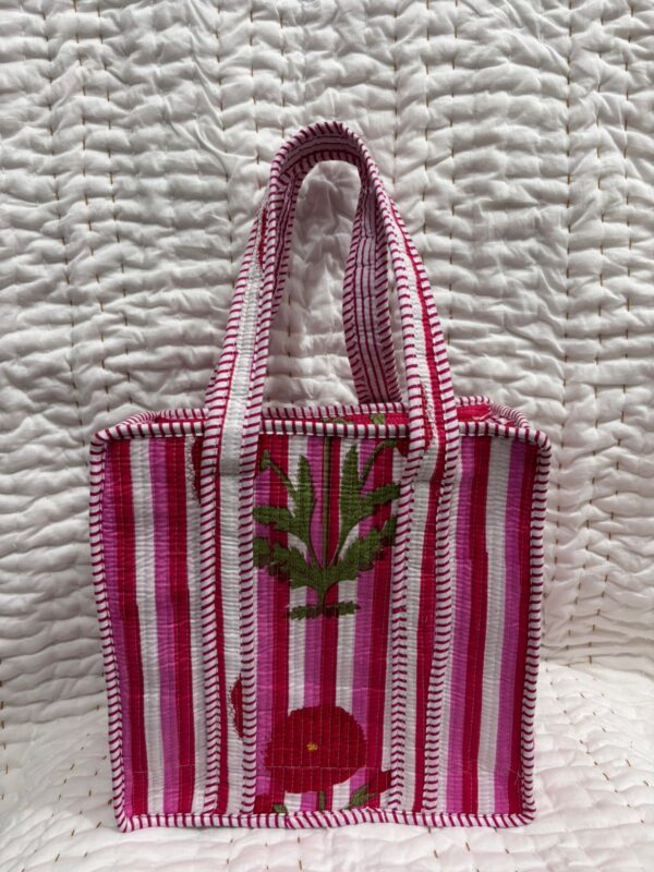 Jaipuri Print Quilted Small Bag & Tiffin Bag