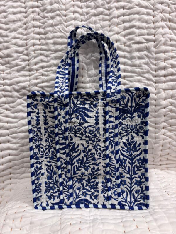 Jaipuri Print Quilted Small Bag & Tiffin Bag