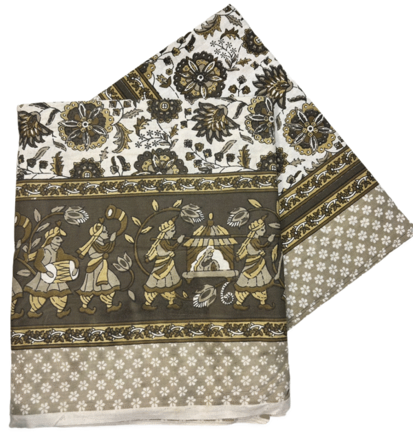 Screen Print Cotton Bed Sheet Single Size