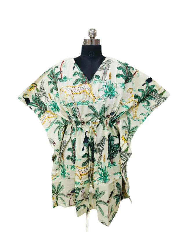Jaipuri Print Short Kaftan