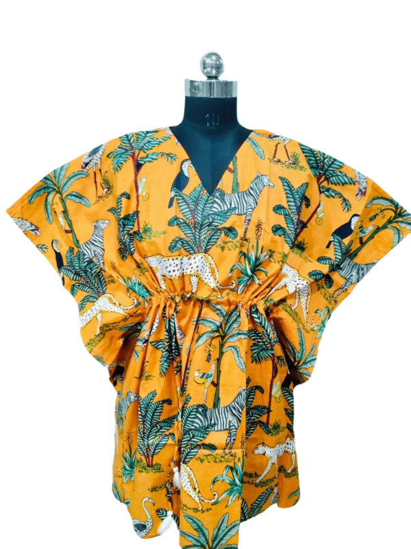 Jaipuri Print Short Kaftan