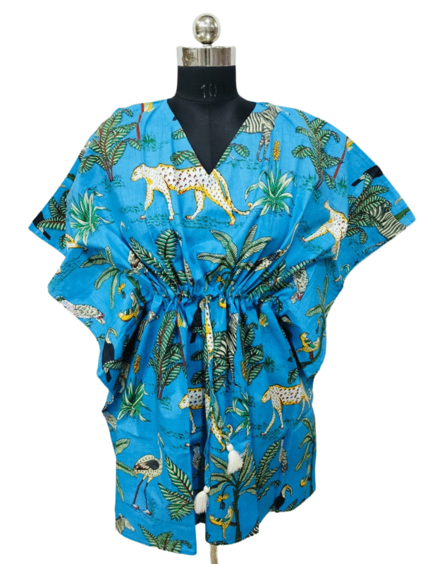 Jaipuri Print Short Kaftan