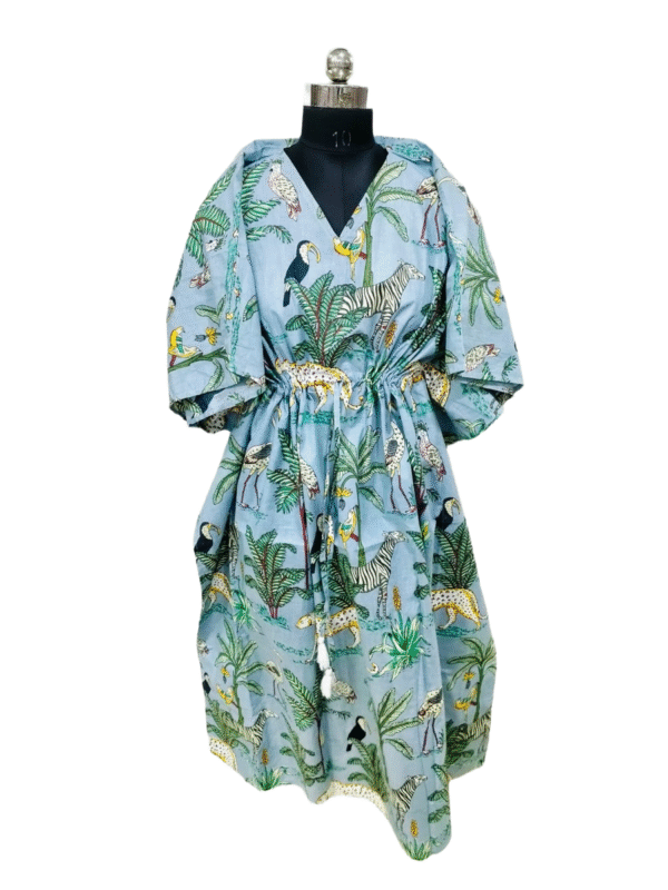 Jaipuri Print Long Kaftan