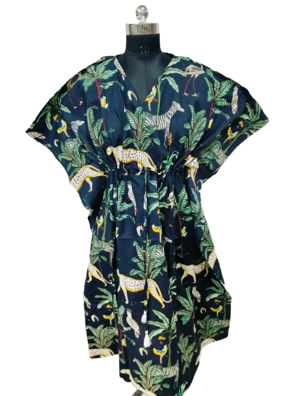 Jaipuri Print Long Kaftan