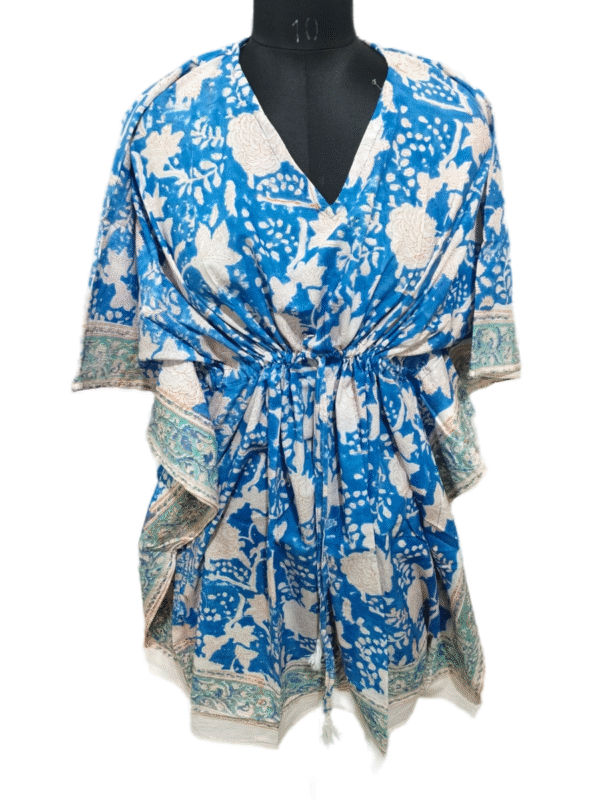Block Print Short Kaftan