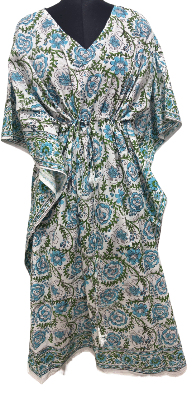 Block Print Long Kaftan