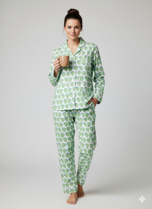 Jaipuri Print Night Suits Long