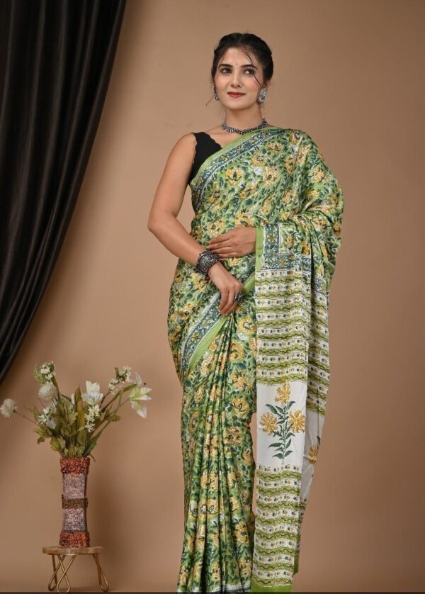 Modal Silk Satin Saree