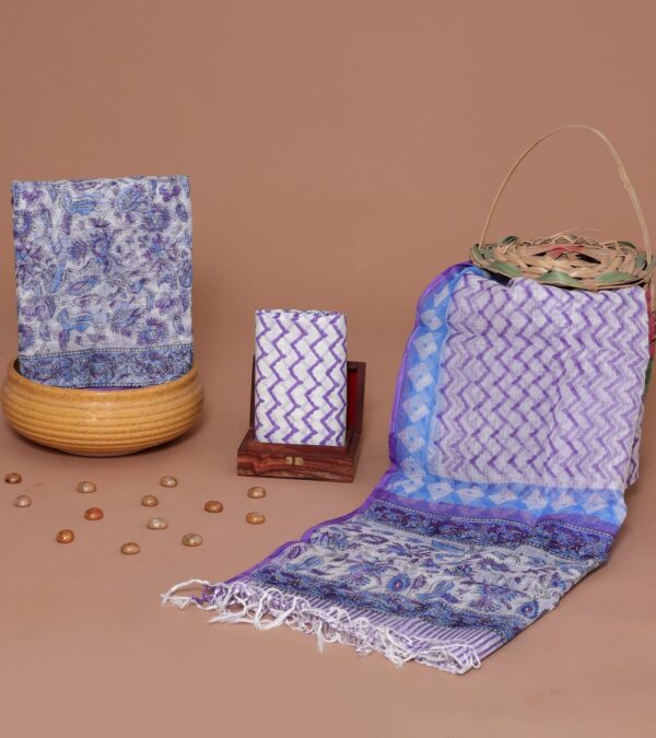 Block Print Kota Doriya Suit