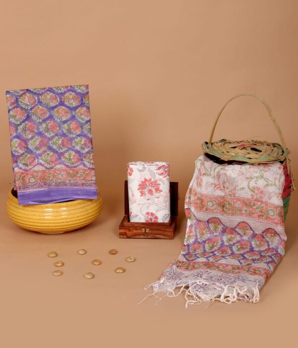 Block Print Kota Doriya Suit