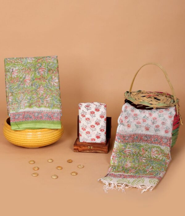 Block Print Kota Doriya Suit
