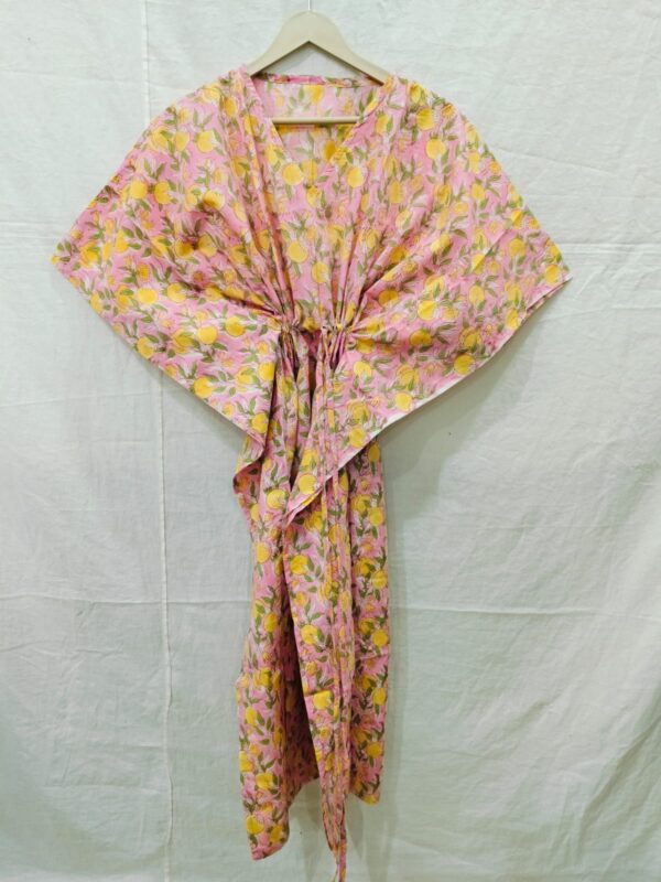 Block Print Long Kaftan
