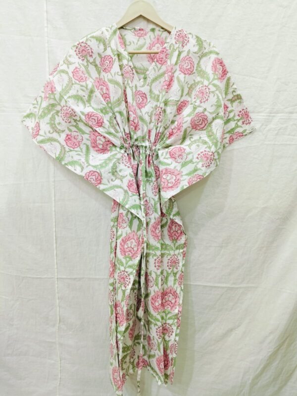 Block Print Long Kaftan