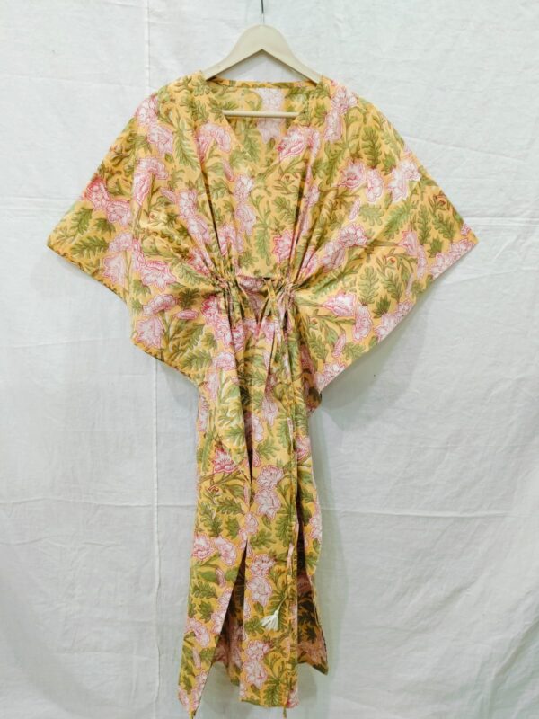 Block Print Long Kaftan