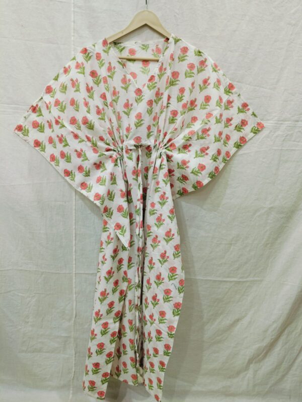 Block Print Long Kaftan